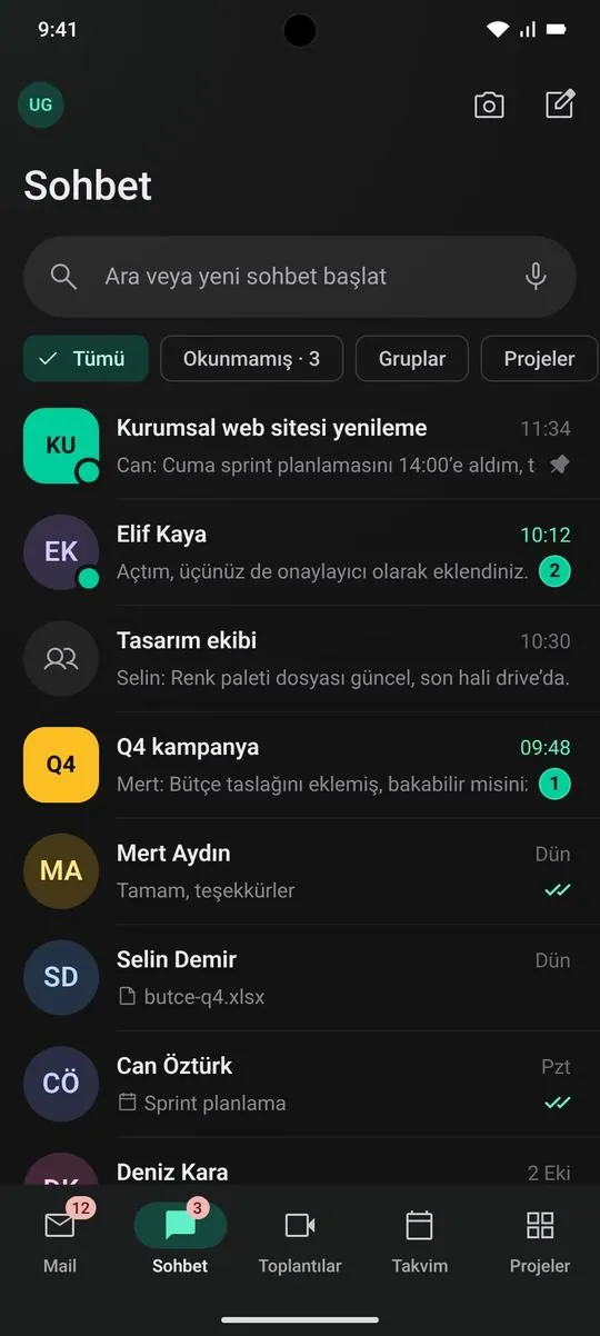 Android Sohbet
