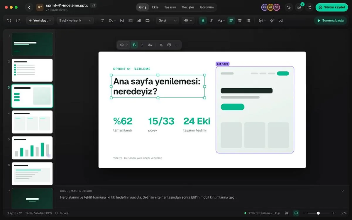 Presentation