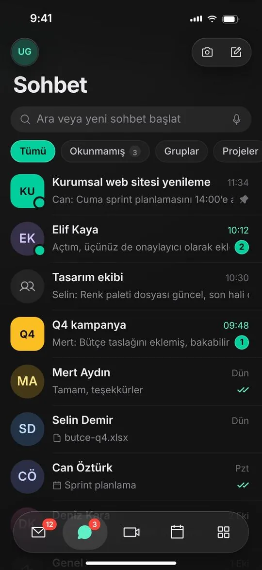 iOS Sohbet