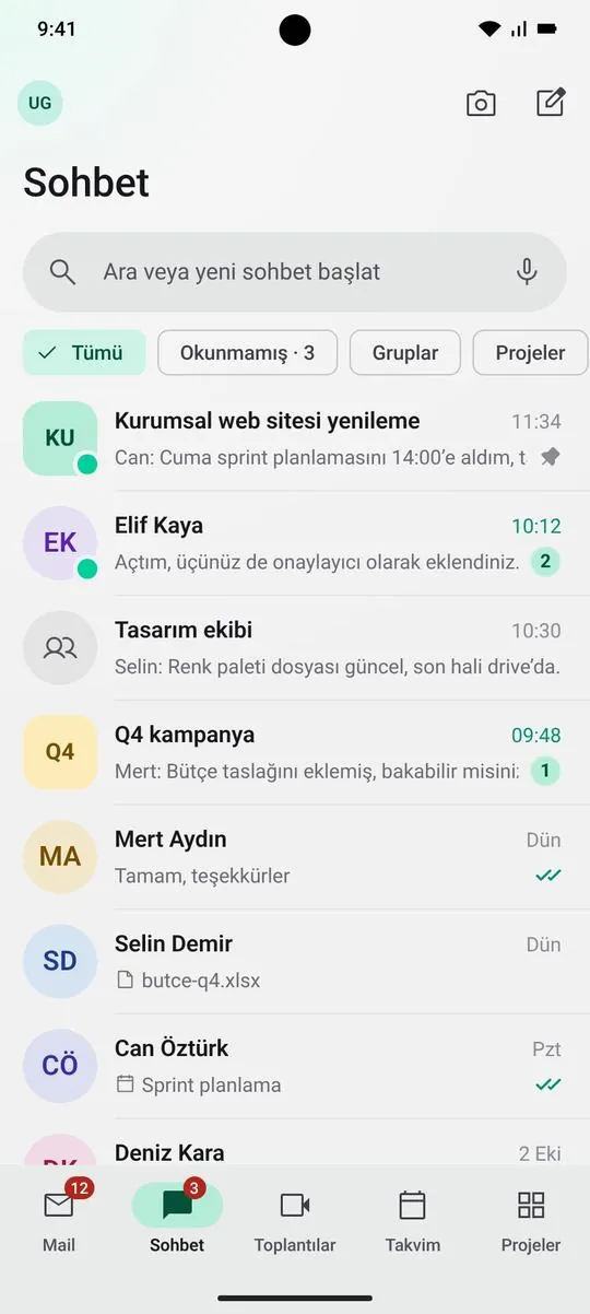 Android Sohbet