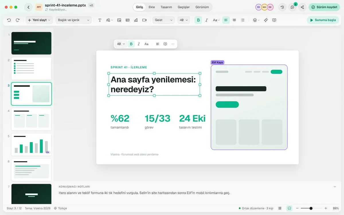 Presentation
